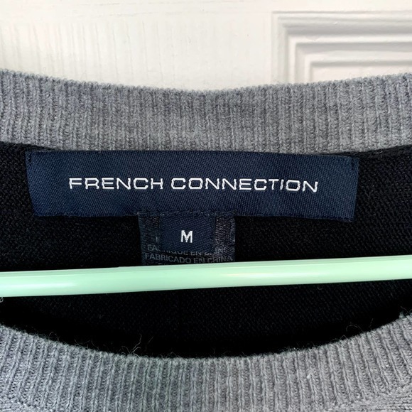 French Connection Gray Pullover Sweater Women's‎ Size Medium - Picture 2 of 5
